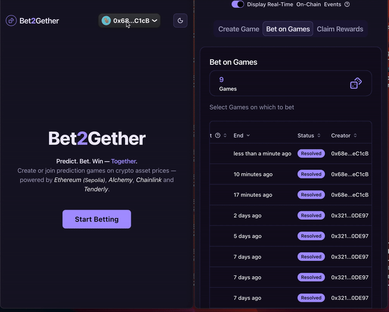 Bet2Gether — screenshot 8