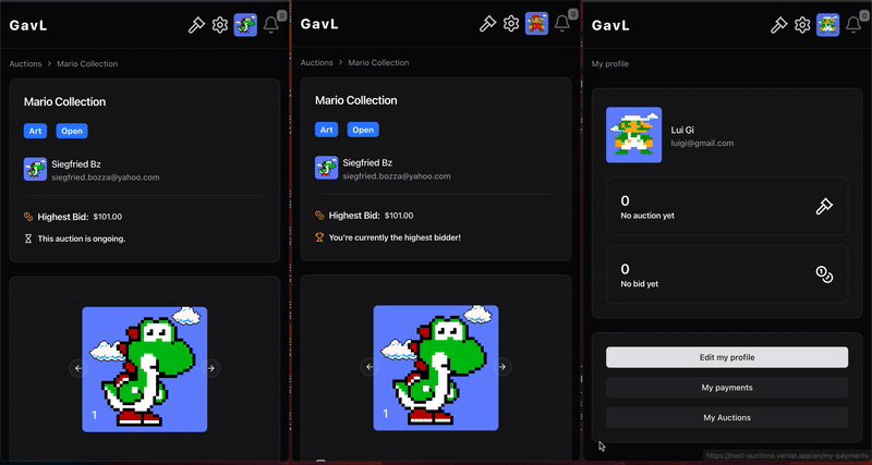 GavL — Next Auctions — screenshot 5